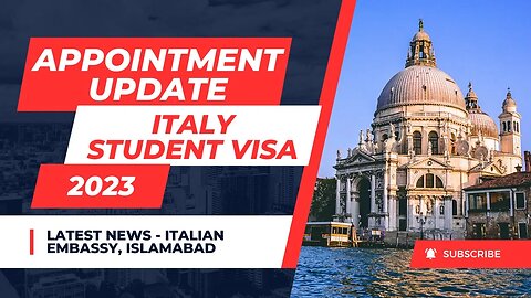 Italy Appointment Update | Study Visa | Italian Embassy Islamabad | Phone Call #studyabroad #italy
