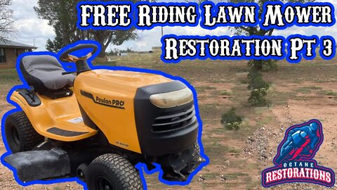 Can We Fix this Free Riding Lawnmowers Suspension? (Poulan pro pt 3, non Narrated)