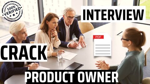 Product Owner Interview Questions and Answers. Download eBook