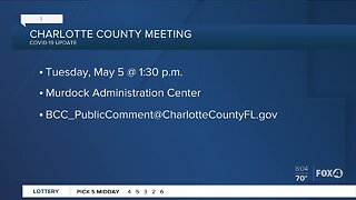 Charlotte County Board of County Commissioners to meet tomorrow