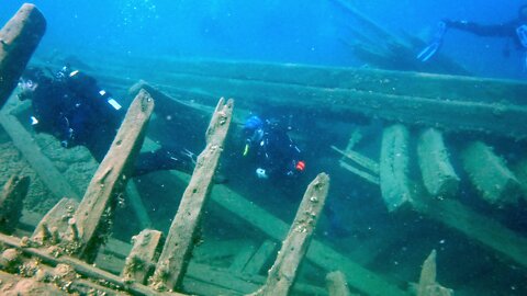 Divers explore eerie wreck of a ship lost more than a century ago