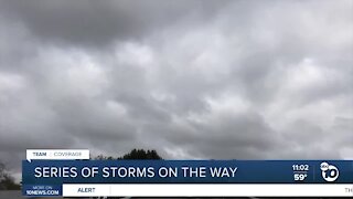 Series of storms on the way