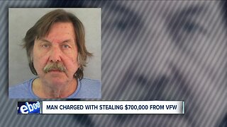 Portage Co. man charged for allegedly stealing over $700,000 from local VFW