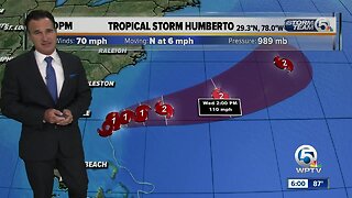 Tropical Storm Humberto update 9/15/19