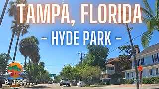 Driving around Hyde Park In Tampa Florida 🌴