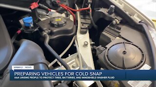 Preparing vehicles for cold snap