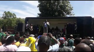 SOUTH AFRICA - Durban - Jacob Zuma addresses his supporters (Videos) (8rL)