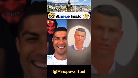Cristiano Ronaldo Reaction to a very nice trick#shorts #viral #cristianoronaldo #funnyvideo #fyp #fy