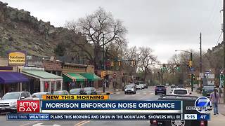 Morrison enforcing noise ordinance