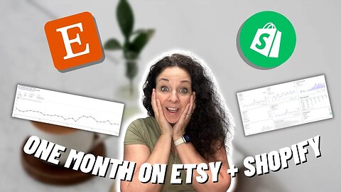 One Month On Etsy | My First Month New Etsy Shop | New Shopify | Results, Tips & Tricks