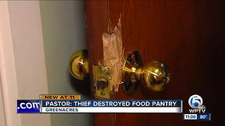Church burglary puts food pantry at risk