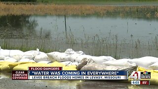 Residents flee Levasy after Missouri River levee breach