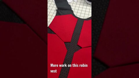 A little work in progress on the robin vest #cosplay