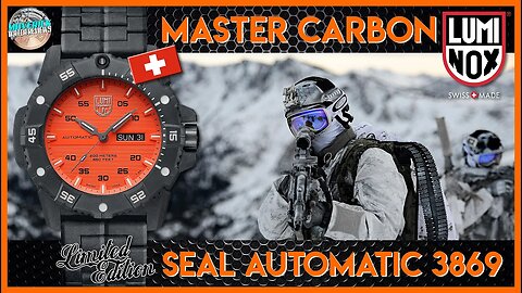 Only 200 Made! | Luminox Limited Edition Master Carbon SEAL 200m Automatic 3869 Unbox & Review