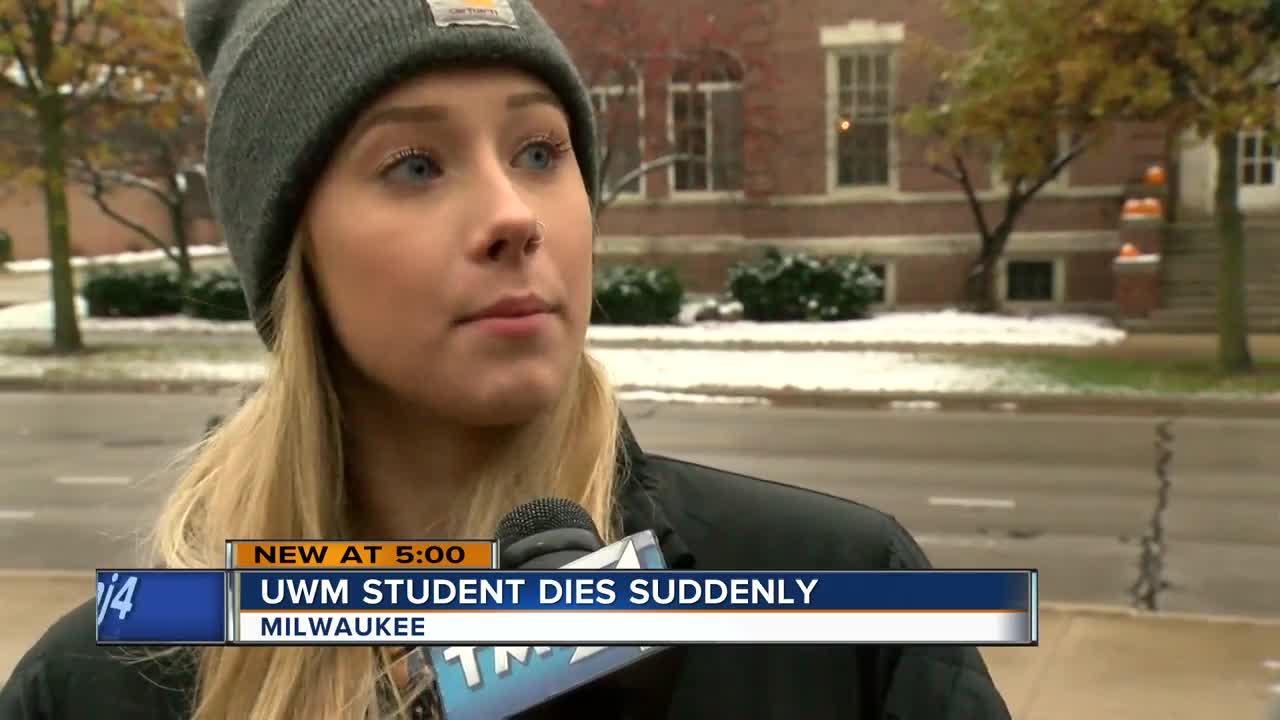 Students at UWM stunned after sudden death of freshman classmate