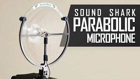 Sound Shark Parabolic Dish Microphone - Capture Distant Sound