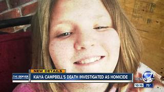 Death of 10-year-old Kiaya Campbell being investigated as a homicide