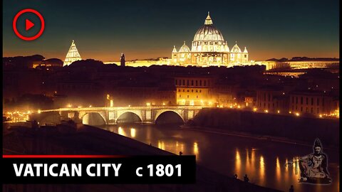 Vatican City (Year 1801) | Gregorian Chant | Rome at Night 🇮🇹