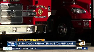 San Diego Fire-Rescue increasing crews ahead of fire weather