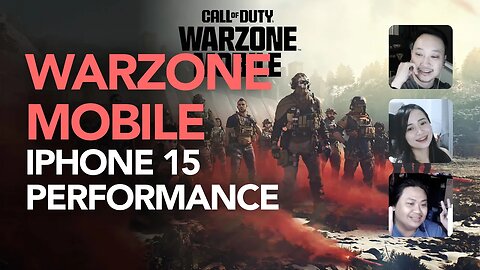 Call of Duty Warzone Mobile iPhone 15 Multiplayer Gameplay Performance