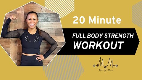 NEW!! 20-Min Full Body Strength Workout! | Dumbbell Workout | Move with Maricris