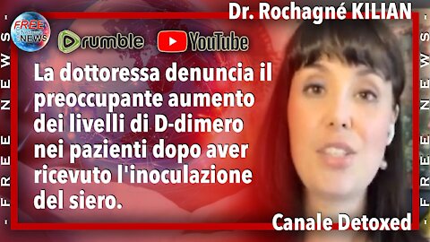 Dr. Rochagné KILIAN: livelli del D-DIMERO troppo alti dopo l'inoculazione.