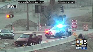 Crash at 59th Avenue at Interstate 10
