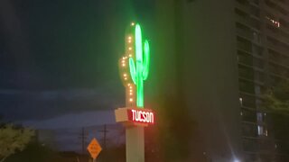 Neon saguaro sign is gateway to Tucson and Miracle Mile