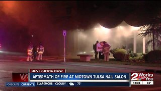Posh Nail Salon closed after fire