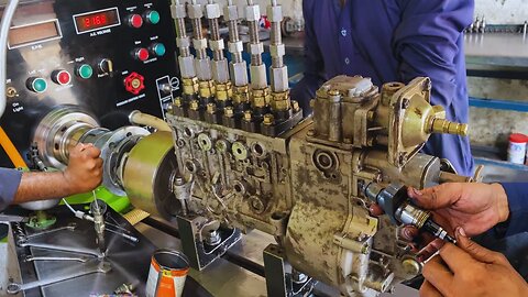 Skillful Mechanic Fix Old Fuel Injection Pump | Repair Diesel Pump | Mactech Pakistan