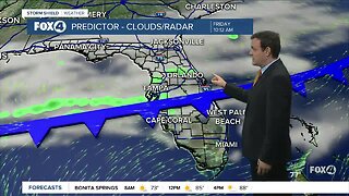 Forecast: A cold front could bring a few showers to Southwest Florida today