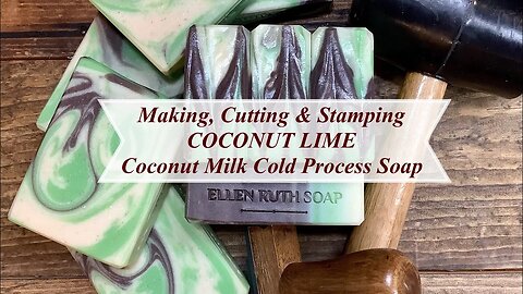 Making COCONUT LIME VERBENA (type) Coconut Milk CP Soap - In The Pot Swirl | Ellen Ruth Soap