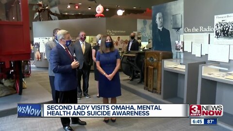 Second lady Visits Omaha