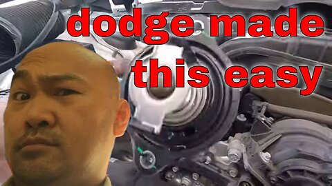 [ASMR] EASIEST THERMOSTAT & Drivebelt REPLACEMENT P0128 Dodge Charger 3.6L √ Fix it Angel