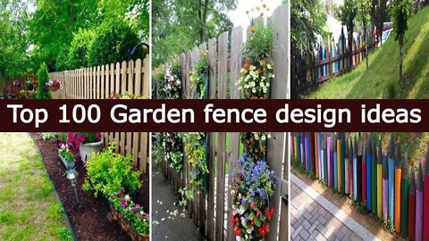 Top 100 Garden fence design ideas 2022 | Garden Fence Design Ideas - House Exterior Fence 2022