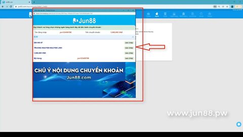 #JUN88 Hướng Dẫn Nạp tiền vào nhà cái JUN88 Mới Nhất