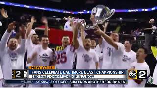 Baltimore Blast holds championship party