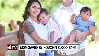 Local mom's life saved thanks to blood donations, reunites with donors