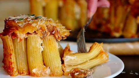 Delicious rigatoni pie recipe