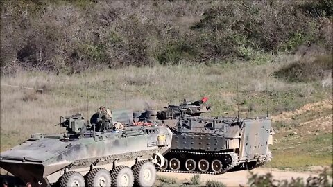 US Marines & JGSDF Soldiers Conduct Gunnery Range with ACV - Iron Fist 2022