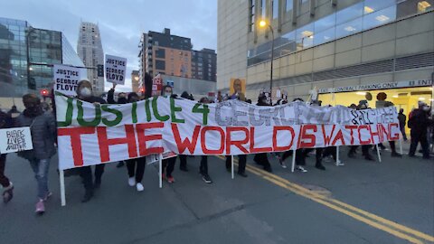 Minneapolis Protests after Chauvin Trial Closing Arguments