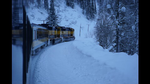 An Alaska Railroad to Anchorage from Fairbanks