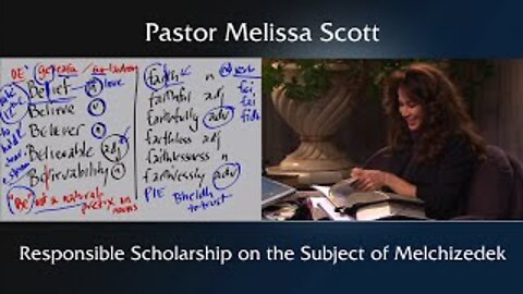 Hebrews 5:1-10 Responsible Scholarship on the Subject of Melchizedek - Hebrews #35