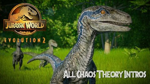 All Chaos Theory Mode Intros | Jurassic World Evolution 2 | PS5 Gameplay