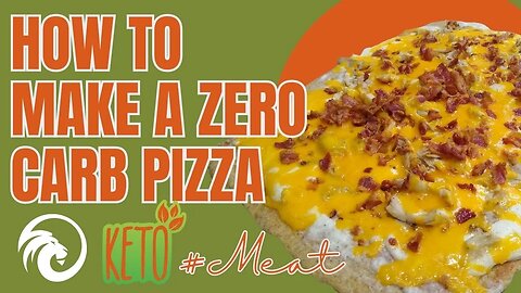 How to make ZERO carb PIZZA #keto #carnivore #homesteading #beginnerfriendly #meatlovers