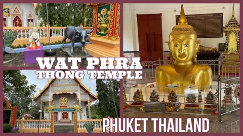 Wat Phra Thong Temple - Half Buried Buddha Image - Phuket Thailand 2022