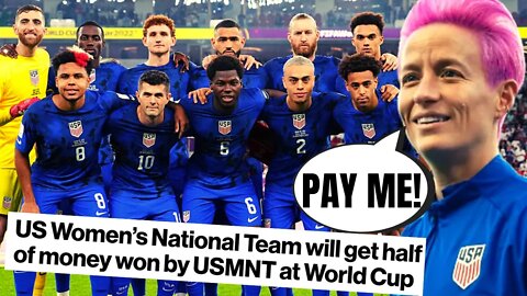 US Women's National Team Get HALF Of The Men's Money From World Cup | It PAYS To Be A Fake Victim