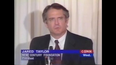 Jared Taylor Press Conference on Race and Crime, 1999