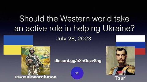 Should The West Support Ukraine? - Libertarian Right Debates Authoritarian Right