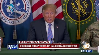 Trump addresses chief border concerns